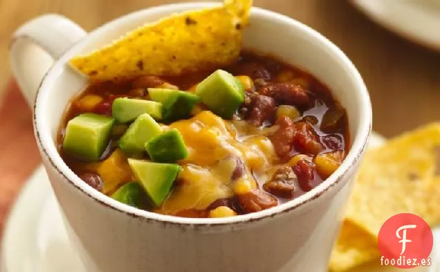 Sopa de Frijoles y Carne Suroeste de Cocción Lenta
