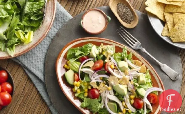 Ensaladas de Tacos de Pollo Chipotle