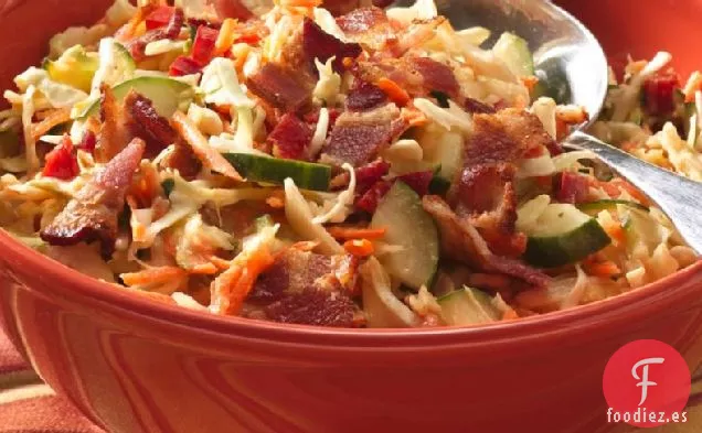 Ensalada de Col con Tocino y Miel y Mostaza