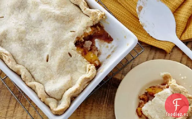 Tarta de Durazno de Triple Corteza