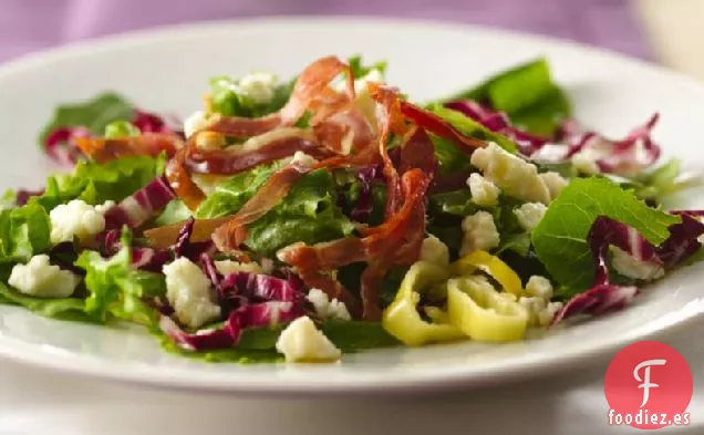 Verduras con Jamón, Gorgonzola y Pepperoncini