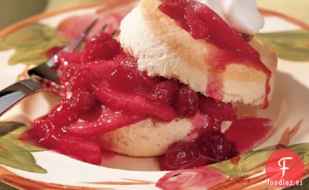 Pasteles de Manzana y Arándanos