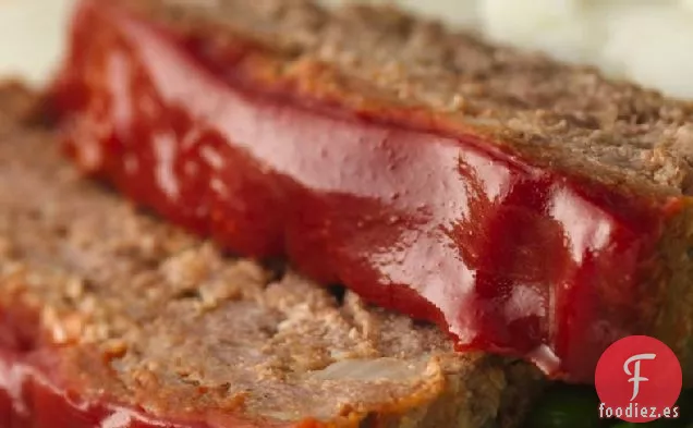 Pastel de Carne Glaseado Sin Gluten