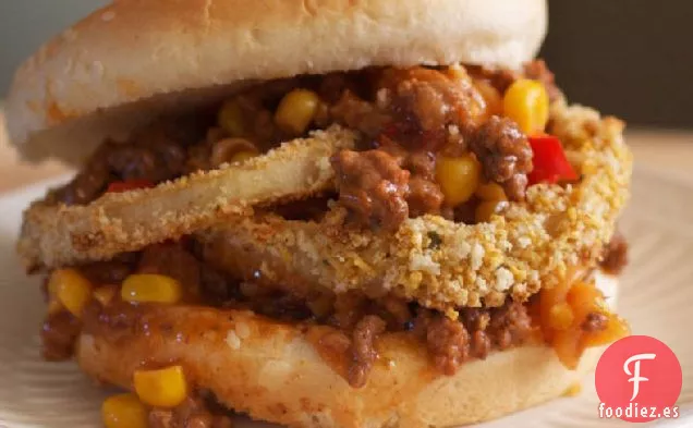 Hamburguesas a la barbacoa Sloppy Joe
