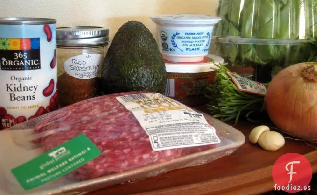 Envolturas de Lechuga de Taco de Ternera