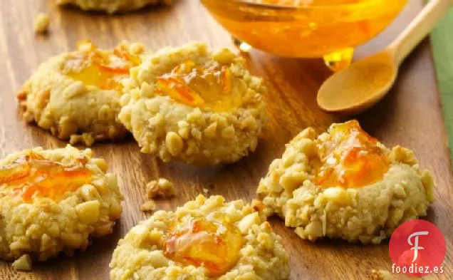 Galletas de Naranja y Piñones con Huellas Dactilares