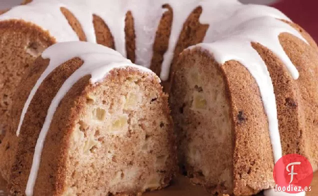 Pastel de Manzana con Especias y Glaseado de Arce