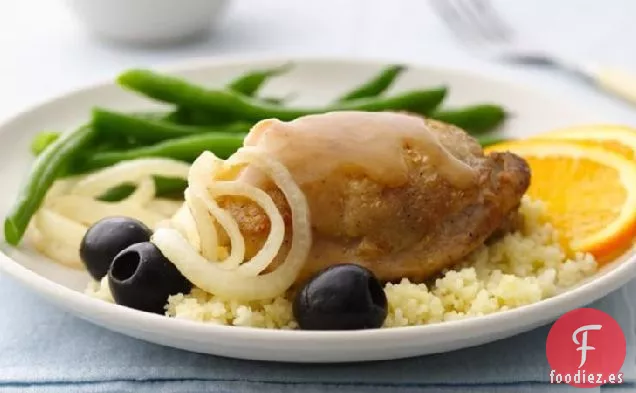Pollo Aderezado con Miel y Salsa de Naranja