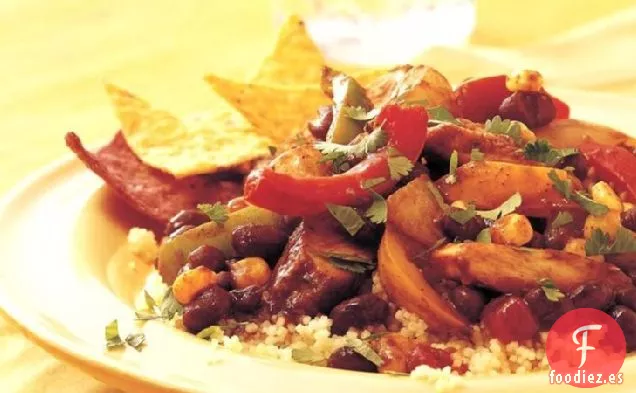 Pollo al Suroeste y Cuscús