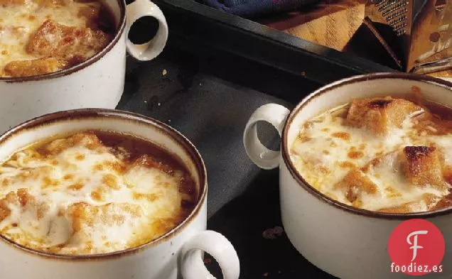 Sopa de Cebolla Dorada