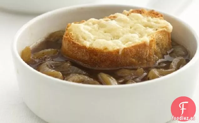 Sopa de Cebolla Francesa Sana