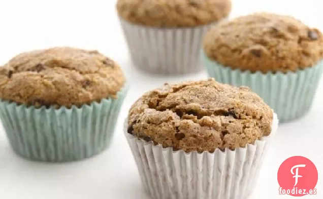 Muffins de Chocolate y Plátano Saludables