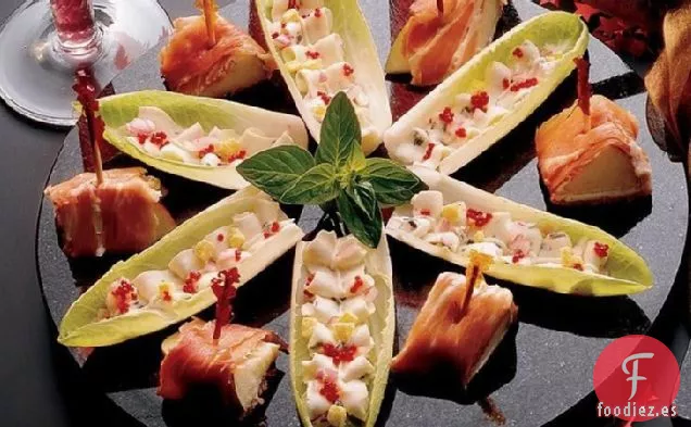 Fruta Envuelta en Jamón