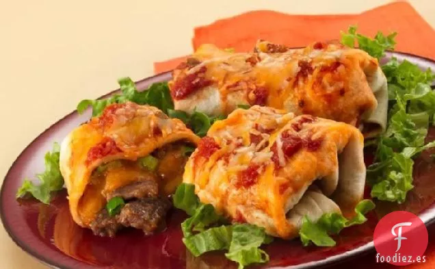 Mini Burritos de Carne Al Horno
