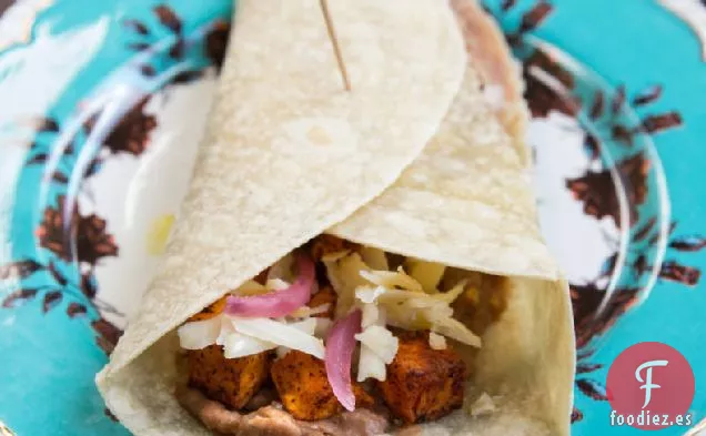 Burritos de Frijoles y Batata