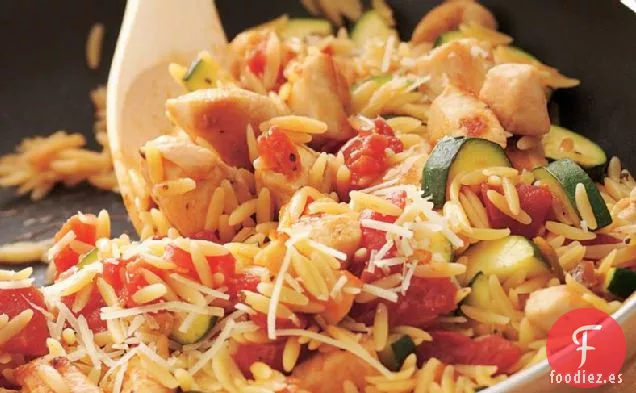 Cena de Pollo y Orzo