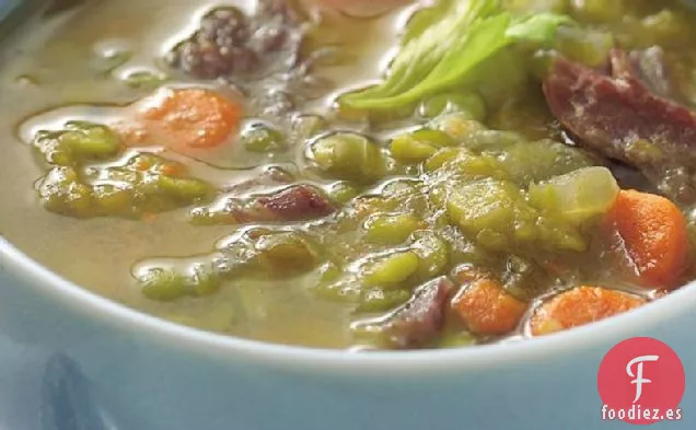 Sopa de Guisantes Partidos de Cocción Lenta