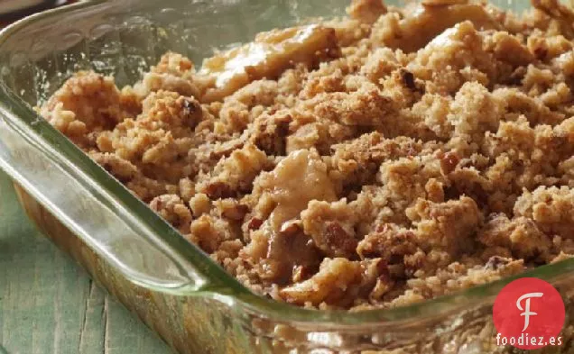 Crumble de Manzana con Caramelo sin Gluten