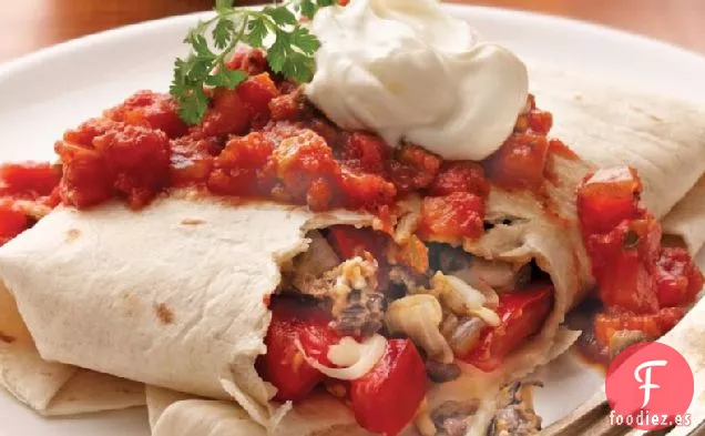 Burritos de Chipotle y Frijoles Negros