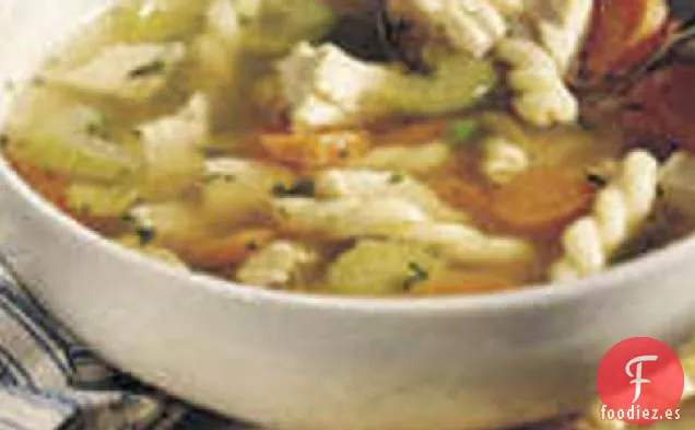 Sopa de Pollo Rápida