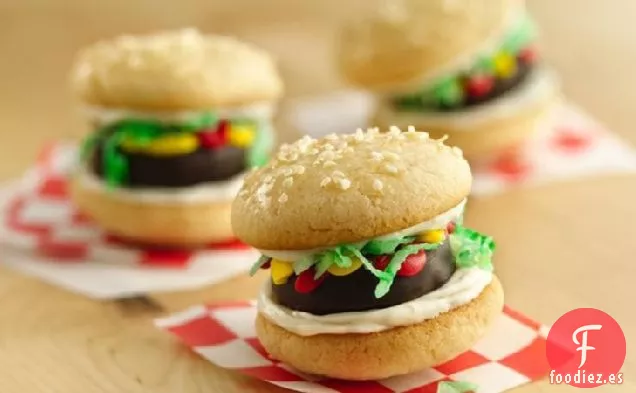 Mini Galletas de Hamburguesa