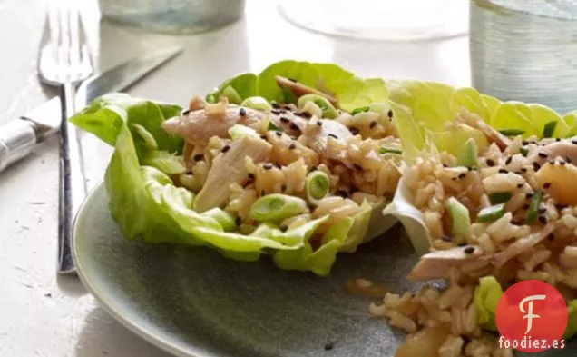 Tazas de Lechuga de Pollo