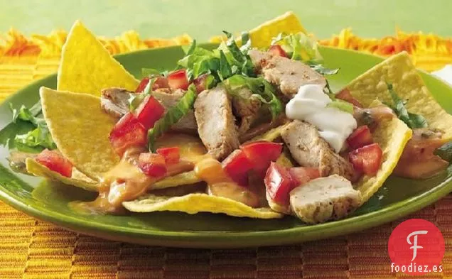 Nachos de Pollo Ahumado