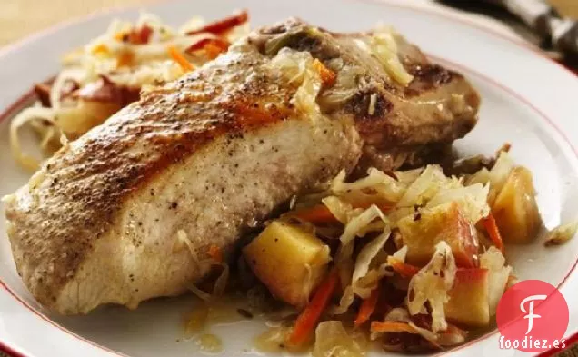 Cazuela Alemana de Cerdo y Repollo