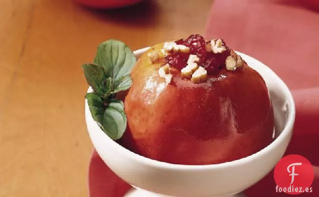 Manzanas Horneadas de Arándanos de Cocción Lenta