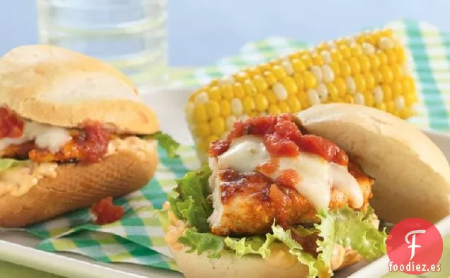 Sándwiches de Pollo a la Parrilla con Mayonesa de Chipotle
