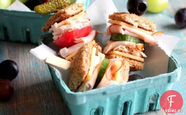 Pinchos de Sándwich Club