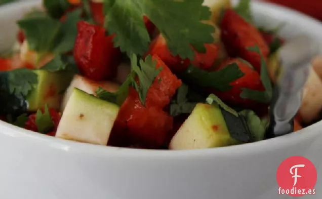 Salsa de Pepino y Fresa