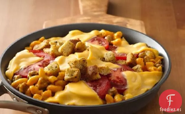Sartén de Hamburguesa con Queso de California