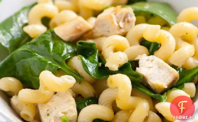 Pasta de Pollo y Espinacas al Romero