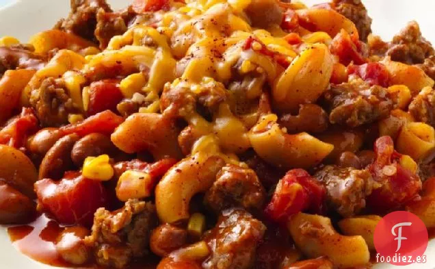 Sartén de Macarrones con Chile