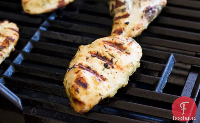 Pollo a la Parrilla con Mostaza y Romero