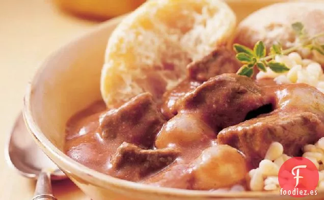Estofado de Ternera Griega de Cocción Lenta