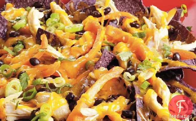 Nachos de Pollo con Queso