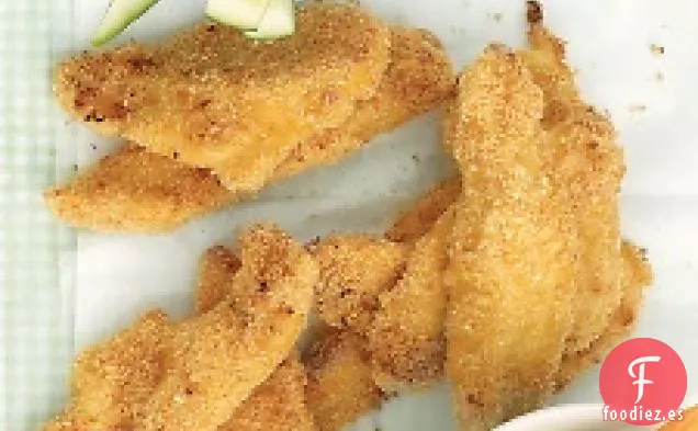 Tiernas De Pollo Con Mostaza Cremosa De Miel