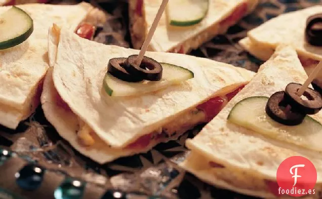 Quesadillas Mediterráneas a la Parrilla