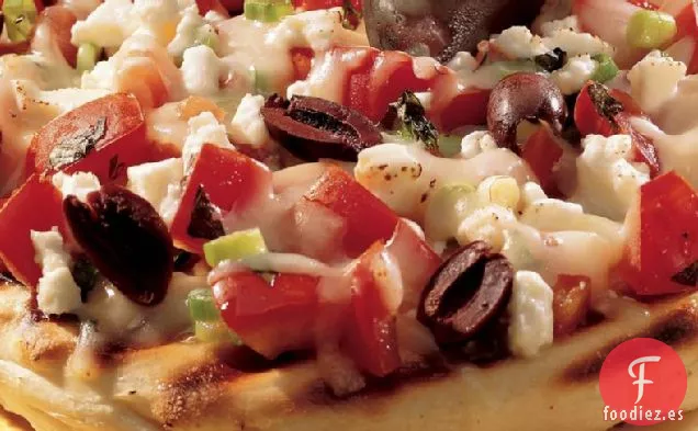 Pizza Griega a la Parrilla