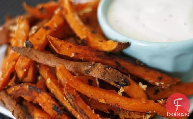 Patatas Fritas de Boniato Romano con Ajo