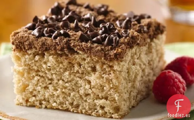 Pastel de Café con Streusel de Chocolate