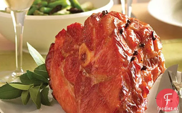 Jamón Clásico al Horno con Glaseado de Arce y Mostaza