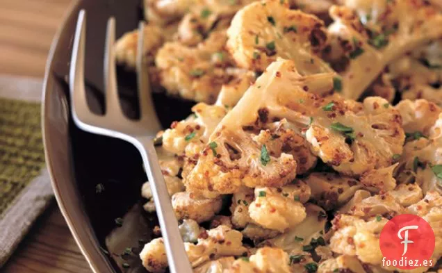 Coliflor Con Mantequilla De Mostaza y limón