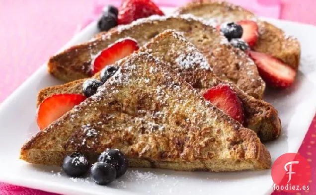 Tostada Francesa con Pasas de Uva y Canela