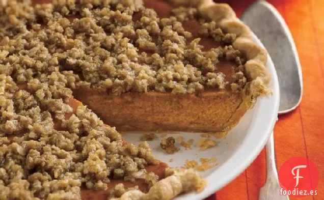 Pastel de Calabaza con Tapa de Streusel