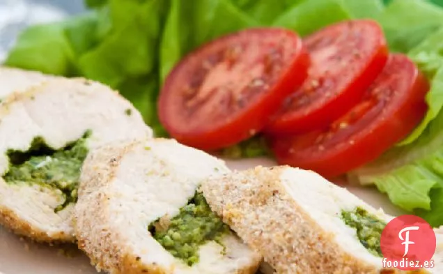 Pechugas de Pollo Rellenas con Pesto de Mozzarella