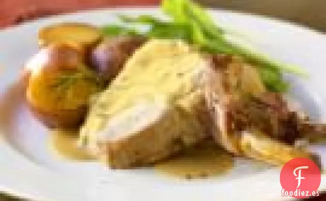 Lomo De Cerdo Asado Con Adobo De Mostaza