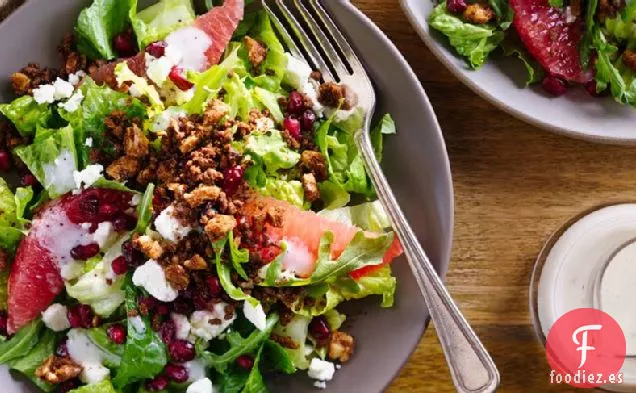 Ensalada de Frutas de Invierno con queso Feta